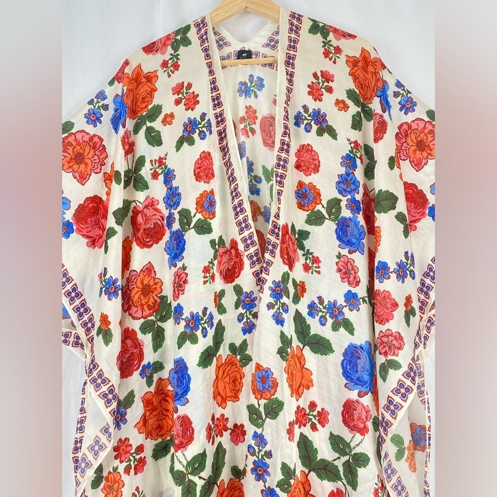 Echo Women’s Floral One Size Kimono Coverup - Picture 12 of 16